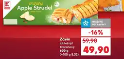 Kaufland Závin jablečný/ tvarohový nabídka