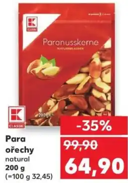 Kaufland Para ořechy natural nabídka