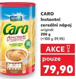 Kaufland CARO Instantní cereální nápoj nabídka
