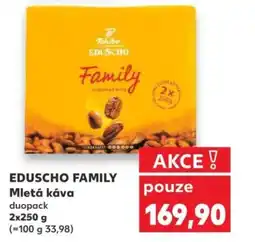 Kaufland EDUSCHO FAMILY Mletá káva nabídka