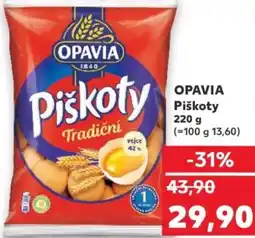 Kaufland OPAVIA Piškoty nabídka