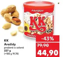 Kaufland KK Arašídy pražené a solené nabídka