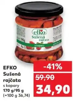 Kaufland EFKO Sušená rajčata nabídka