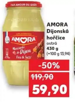 Kaufland AMORA Dijonská hořčice nabídka