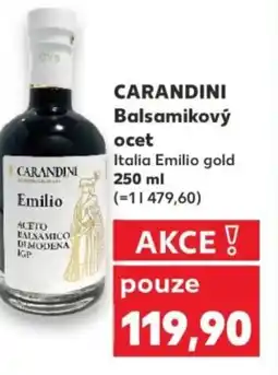 Kaufland CARANDINI Balsamikový ocet Italia Emilio gold nabídka