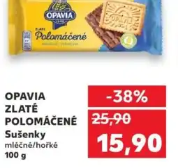 Kaufland OPAVIA ZLATÉ POLOMÁČENÉ Sušenky nabídka