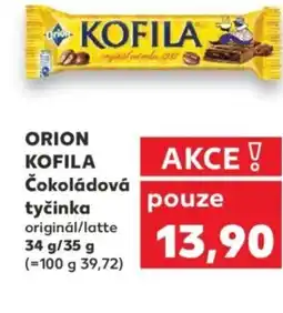 Kaufland ORION KOFILA Čokoládová tyčinka nabídka
