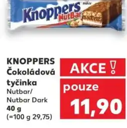 Kaufland KNOPPERS Čokoládová tyčinka nabídka