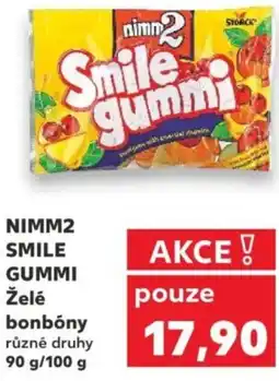 Kaufland NIMM2 SMILE GUMMI Želé bonbóny nabídka