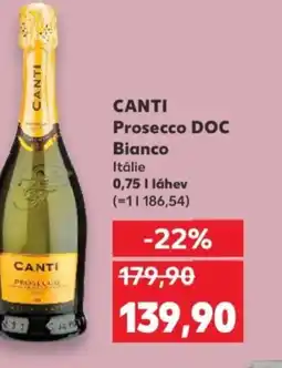 Kaufland CANTI Prosecco DOC Bianco nabídka