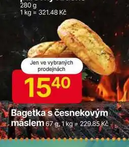 Hruška Bagetka s česnekovým máslem 67 g nabídka