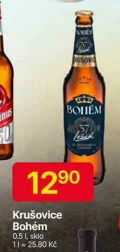 Hruška Krušovice Bohém 0.5 l, sklo nabídka