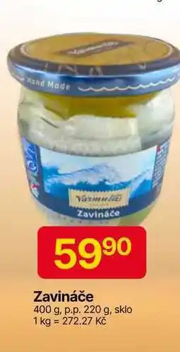 Hruška Zavináče 400 g, p.p. 220 g, sklo nabídka