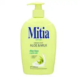 Hruška Mitia Tekuté mýdlo s dávkovačem aloe & milk 500ml nabídka