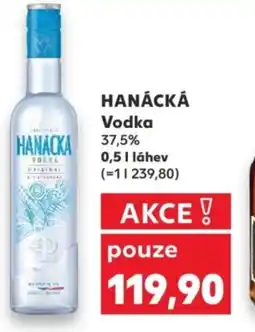 Kaufland HANÁCKÁ Vodka 37.5% nabídka