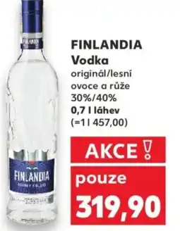 Kaufland FINLANDIA Vodka nabídka