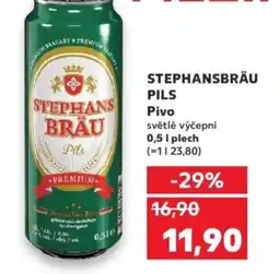 Kaufland STEPHANSBRÄU PILS Pivo nabídka