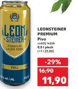 Kaufland LEONSTEINER PREMIUM Pivo nabídka