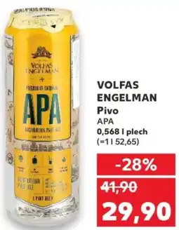 Kaufland VOLFAS ENGELMAN Pivo APA nabídka