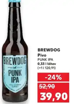 Kaufland BREWDOG Pivo PUNK IPA nabídka
