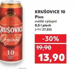 Kaufland KRUŠOVICE 10 Pivo nabídka