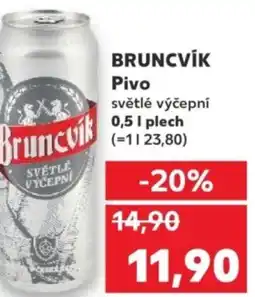 Kaufland BRUNCVIK Pivo nabídka