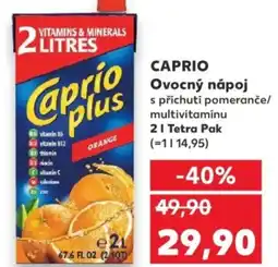 Kaufland CAPRIO Ovocný nápoj nabídka