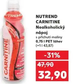Kaufland NUTREND CARNITINE Nealkoholický nápoj nabídka