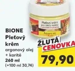 Kaufland BIONE Pleťový krém nabídka