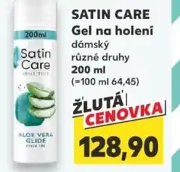 Kaufland SATIN CARE Gel na holení nabídka