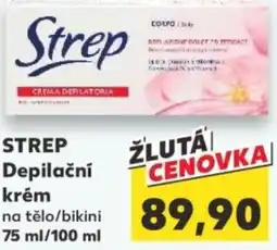 Kaufland STREP Depilační krém nabídka