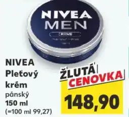 Kaufland NIVEA Pleťový krém pánský nabídka