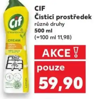 Kaufland CIF Čisticí prostředek nabídka