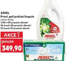 Kaufland ARIEL Prací gel/prášek/kapsle nabídka