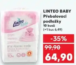 Kaufland LINTEO BABY Přebalovací podložky nabídka