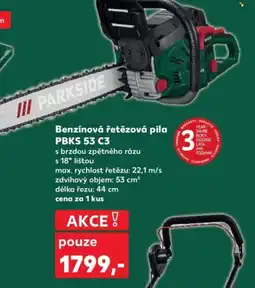 Kaufland PARKSIDE Benzínová řetězová pila PBKS 53 C3 nabídka