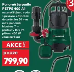 Kaufland Ponorné čerpadlo PETPS 400 A1 nabídka