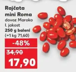 Kaufland Rajčata mini Roma nabídka