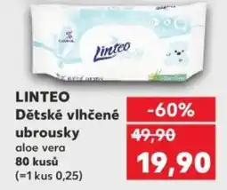 Kaufland LINTEO Dětské vlhčené ubrousky nabídka