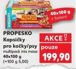 Kaufland PROPESKO Kapsičky pro kočky/psy nabídka