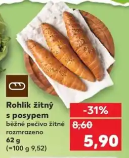 Kaufland Rohlík žitný s posypem nabídka