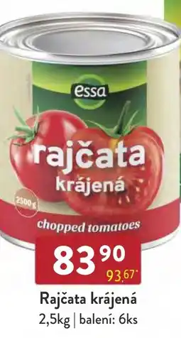 Astur&Qanto Essa Rajčata krájená nabídka