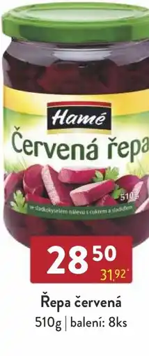 Astur&Qanto Hamé Řepa červená nabídka