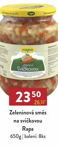 Zeleninová směs na svíčkovou Rapa
