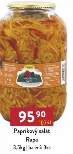 Astur&Qanto Paprikový salát Rapa nabídka