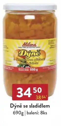 Alibona Dýně se sladidlem