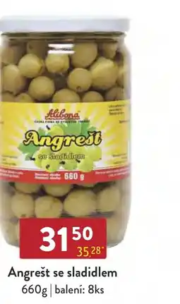 Angrešt se sladidlem
