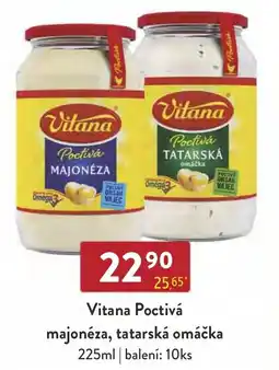 Astur&Qanto Vitana Poctivá majonéza, tatarská omáčka nabídka