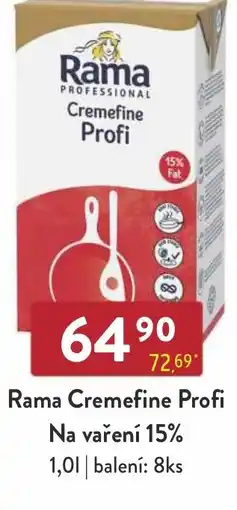 Astur&Qanto Rama Cremefine Profi Na vaření 15% nabídka
