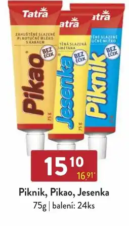 Piknik, Pikao, Jesenka